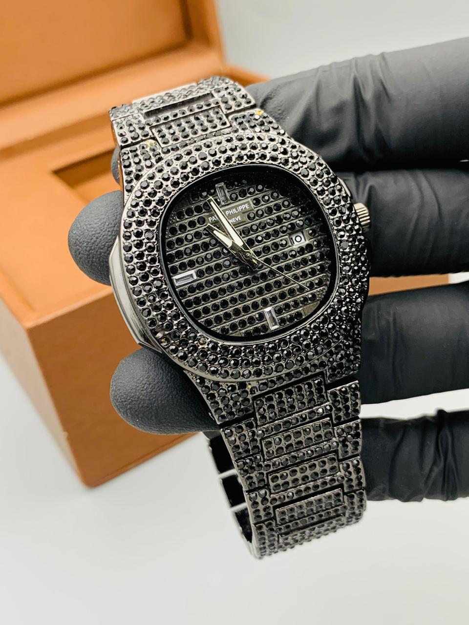Black Iced Patek Philippe - Black Beauty