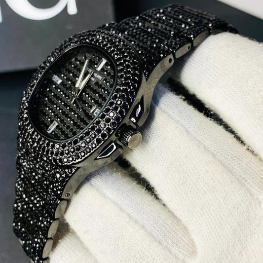 Black Iced Patek Philippe - Black Beauty