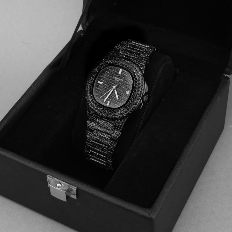Black Iced Patek Philippe - Black Beauty